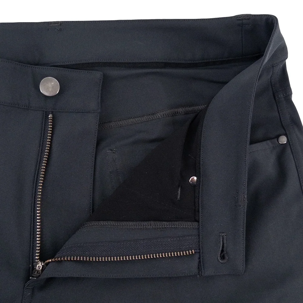 Lululemon Mens 32x31 ABC Slim-Fit 5 Pocket Pant Obsidian Black Warpstreme M5AD9S